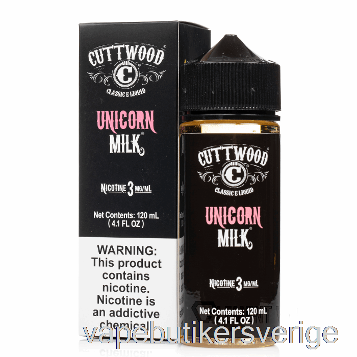 Vape Sverige Unicorn Milk - Cuttwood - 120ml 0mg